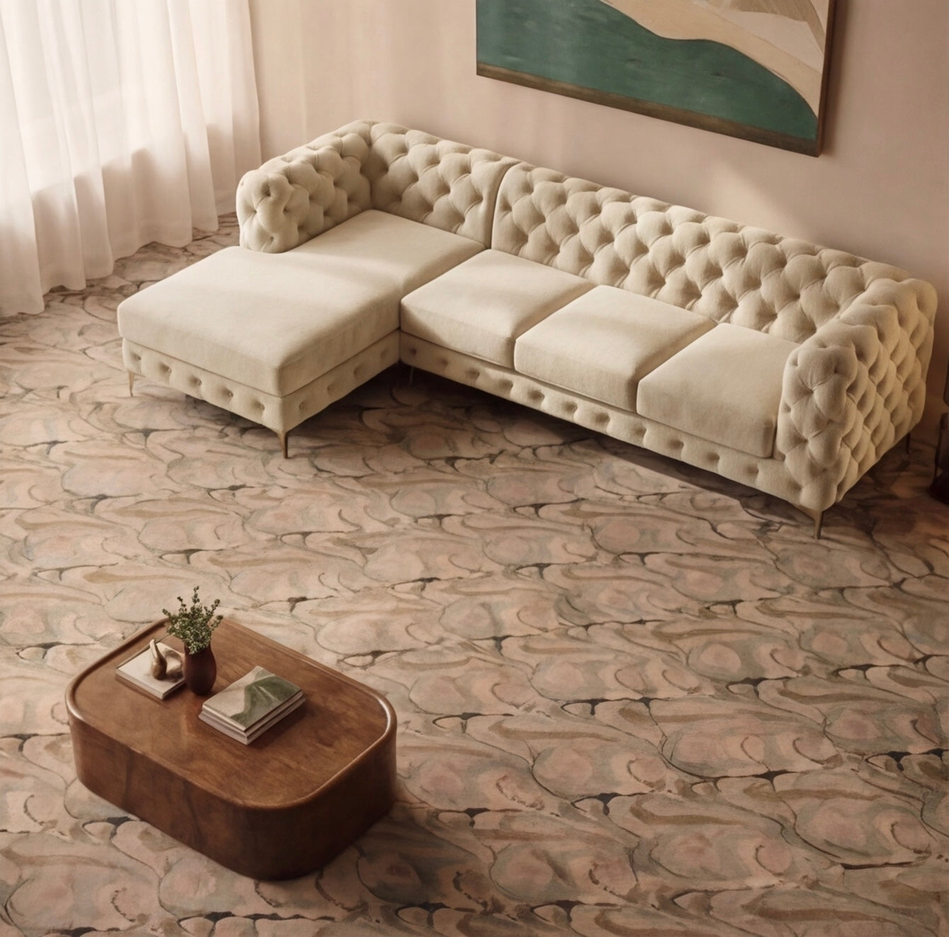 Monaco 4 Seater Chaise Left Hand