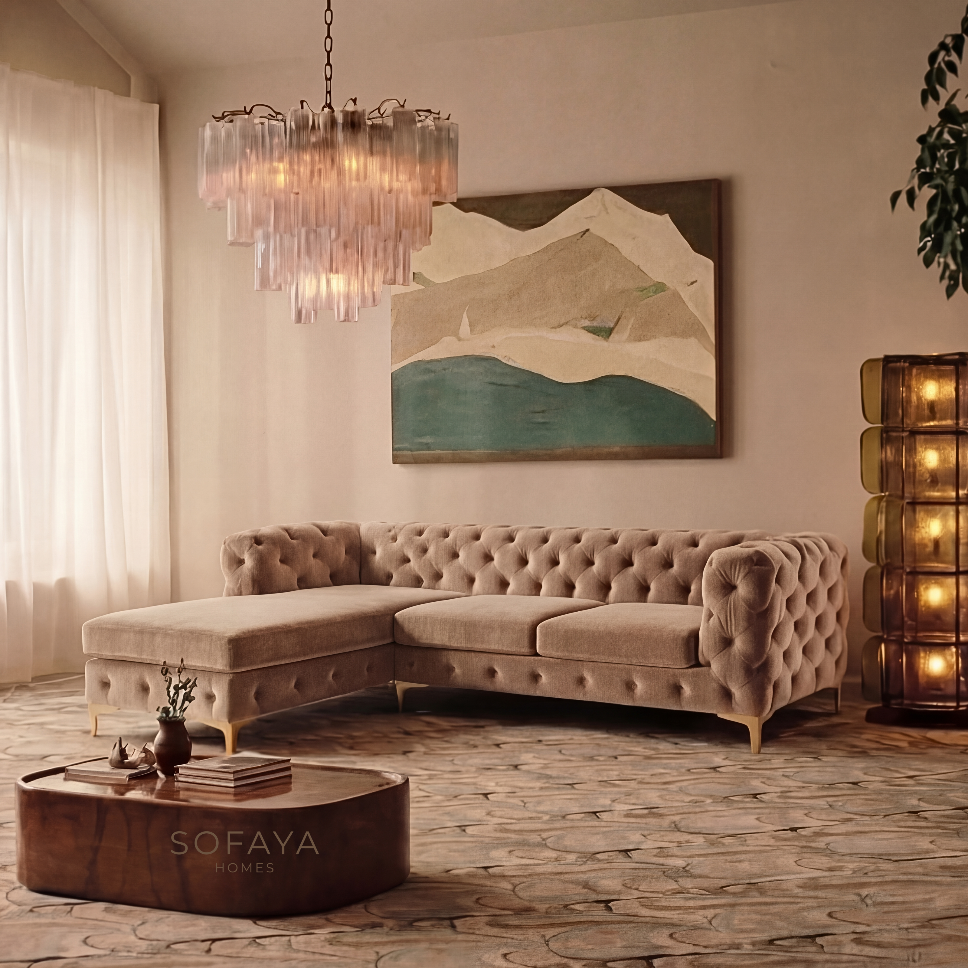 Monaco 3 Seater Chaise Left Hand