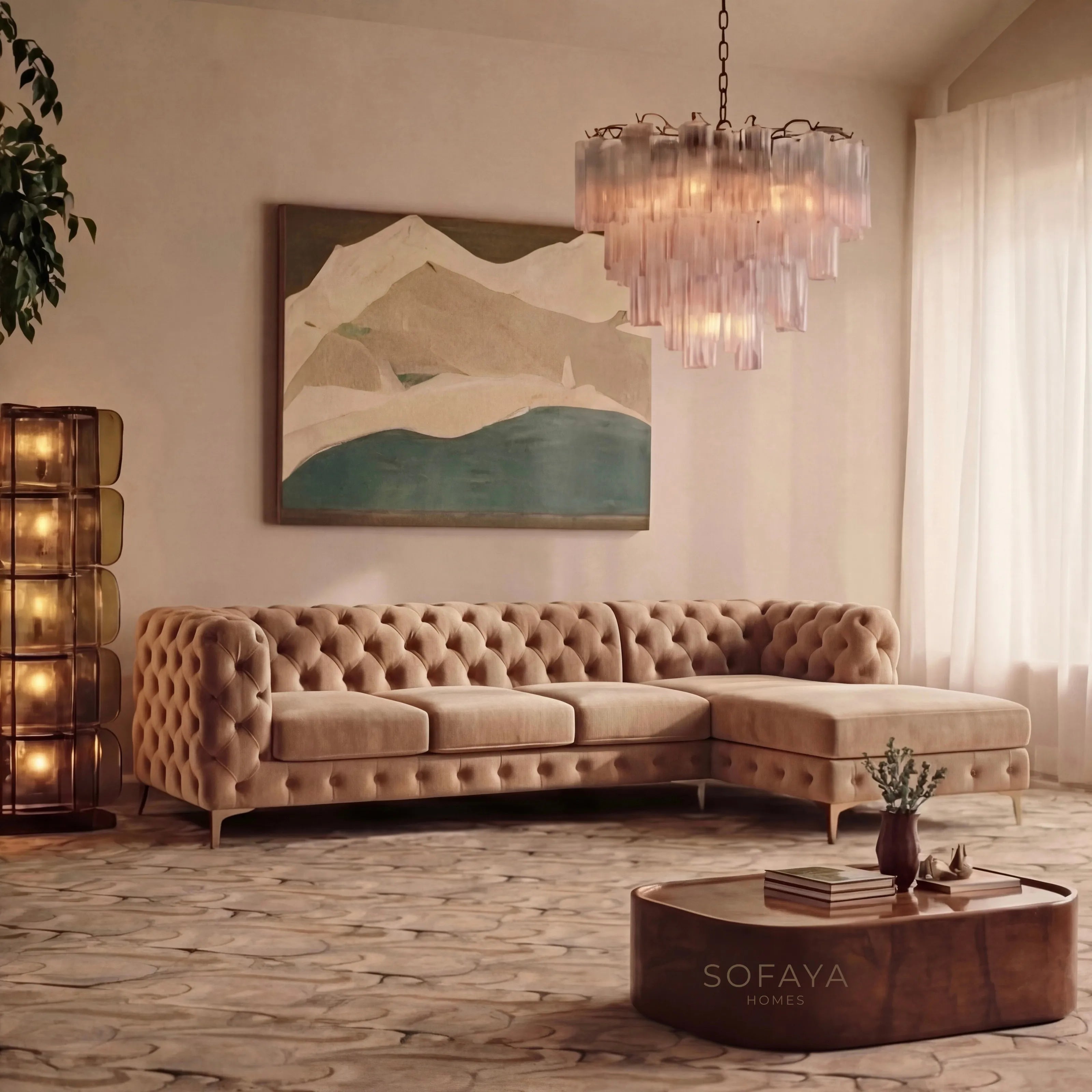 Monaco 4 Seater Chaise Right Hand