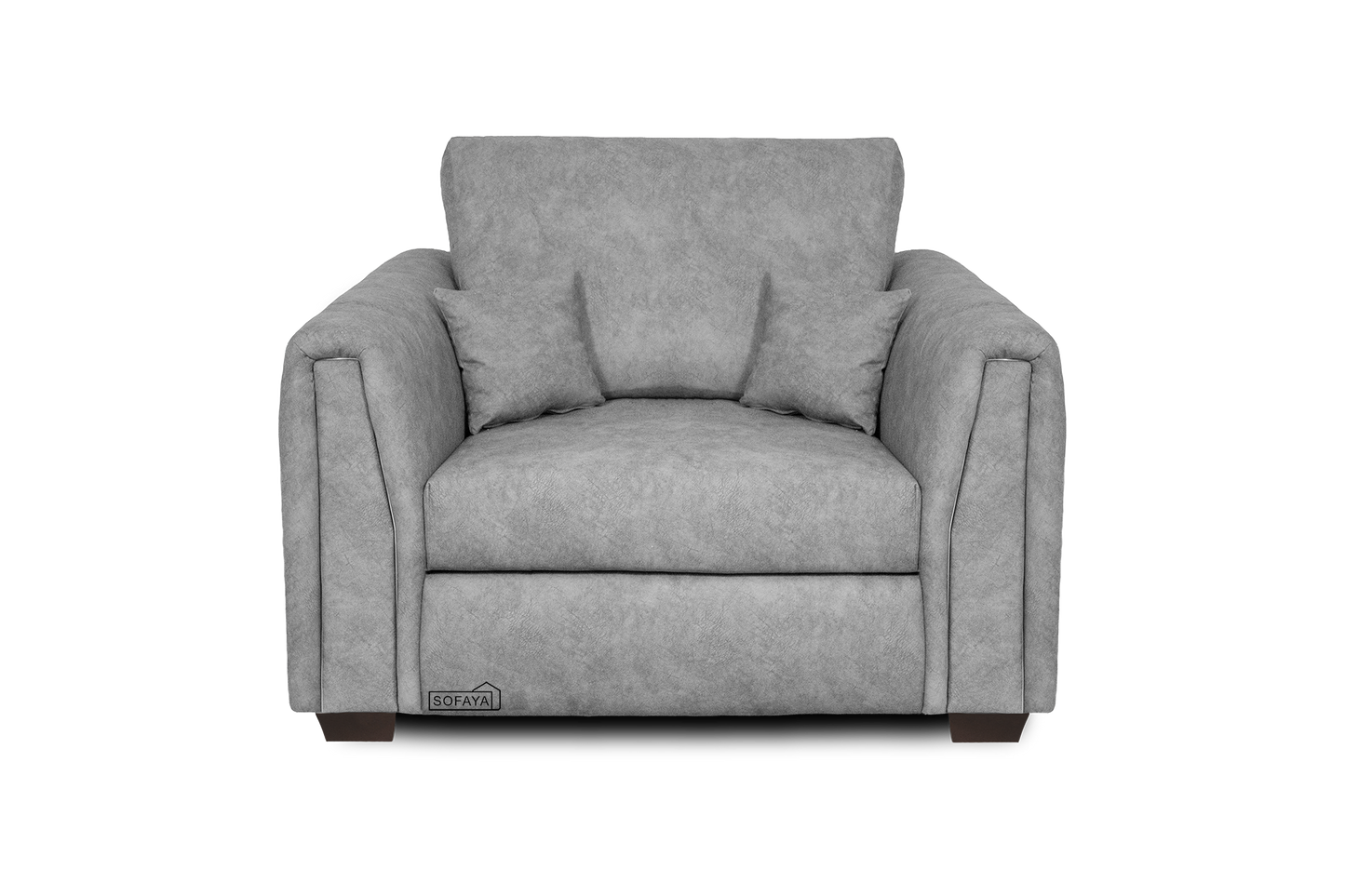 Arianna Armchair in Grey Fabric
