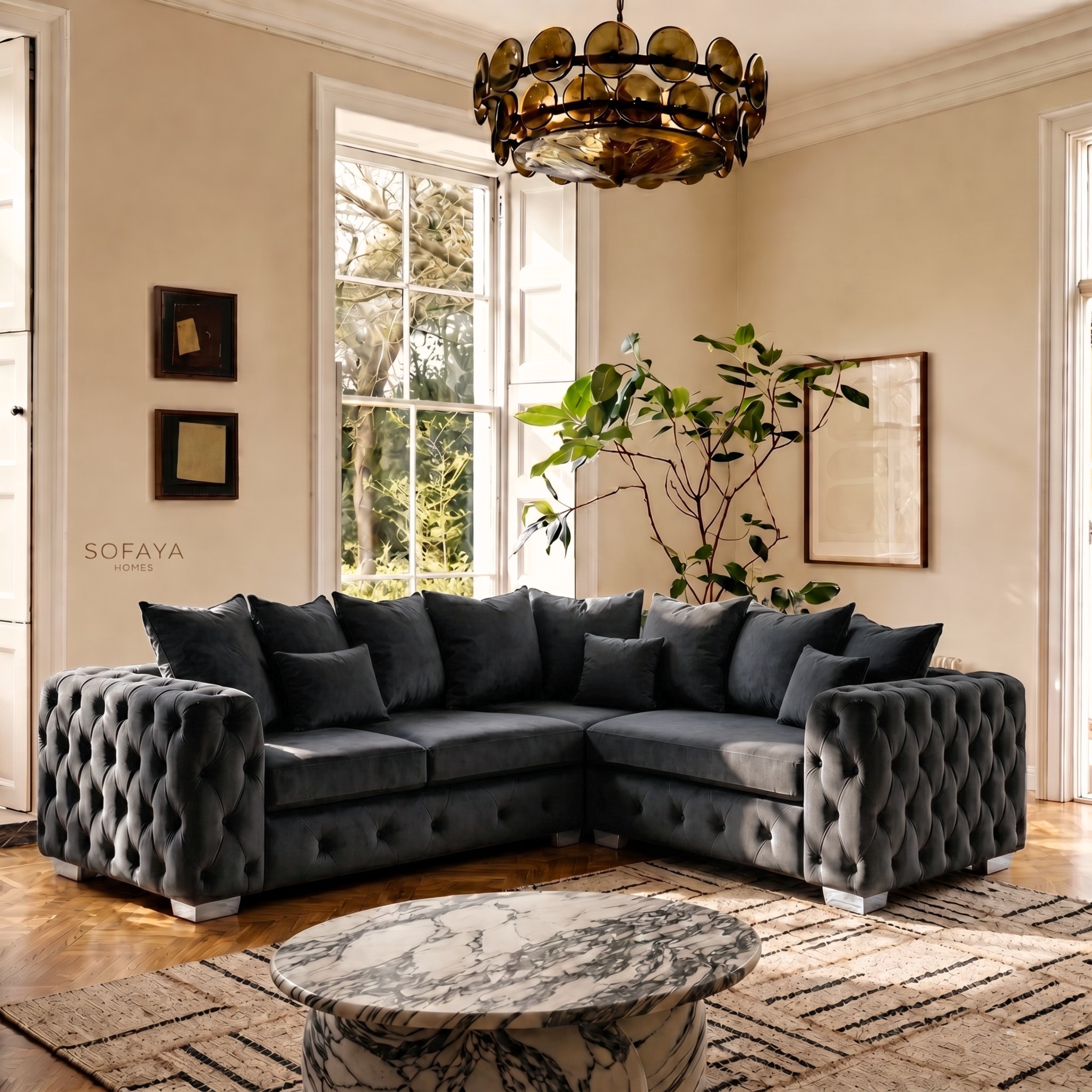 Mayfair 4 Seater Corner Right Hand