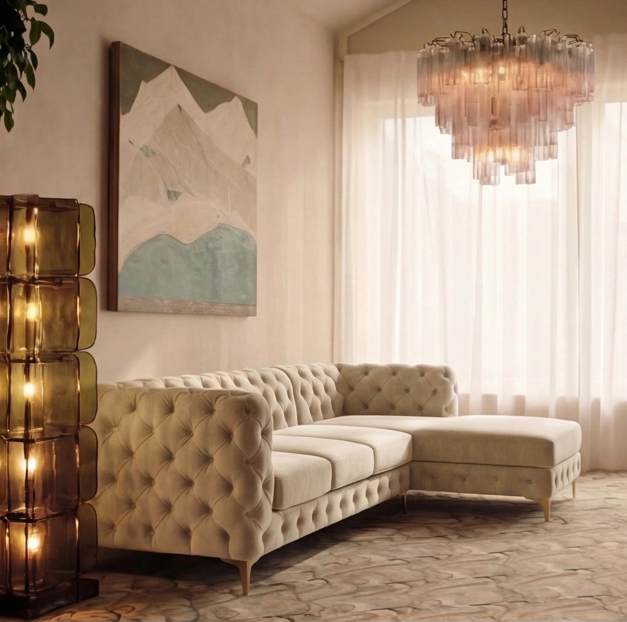 Monaco 4 Seater Chaise Right Hand