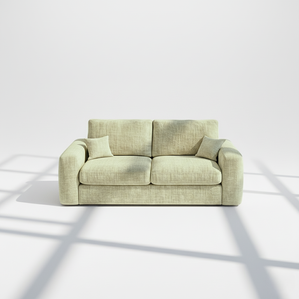 Pandora 3 seater sofa in olive chenille