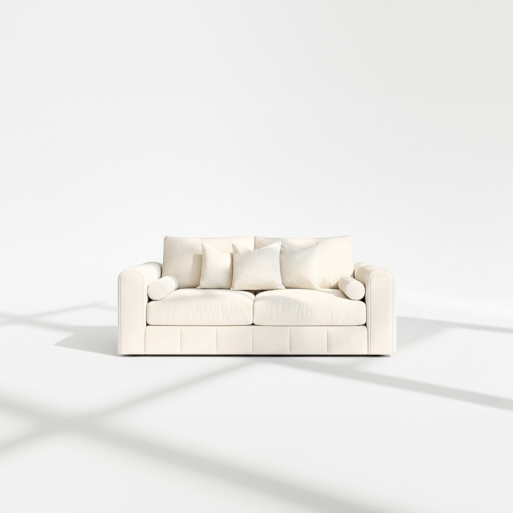 Havana 3 seater sofa in cream velvet