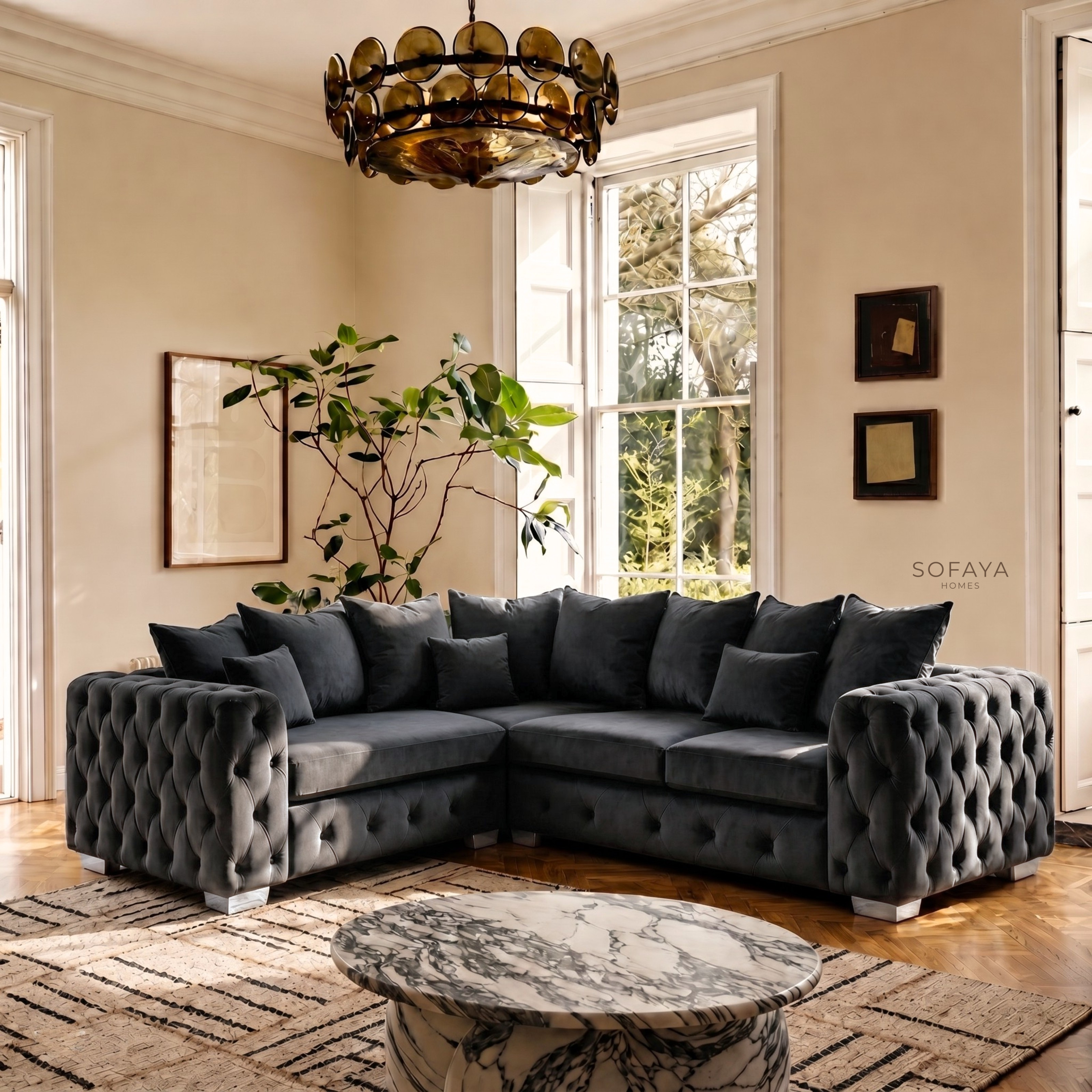 Mayfair 4 Seater Corner Left Hand