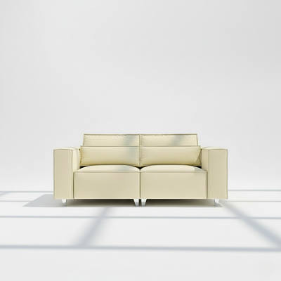 Sloane 3 seater sofa in cream velvet