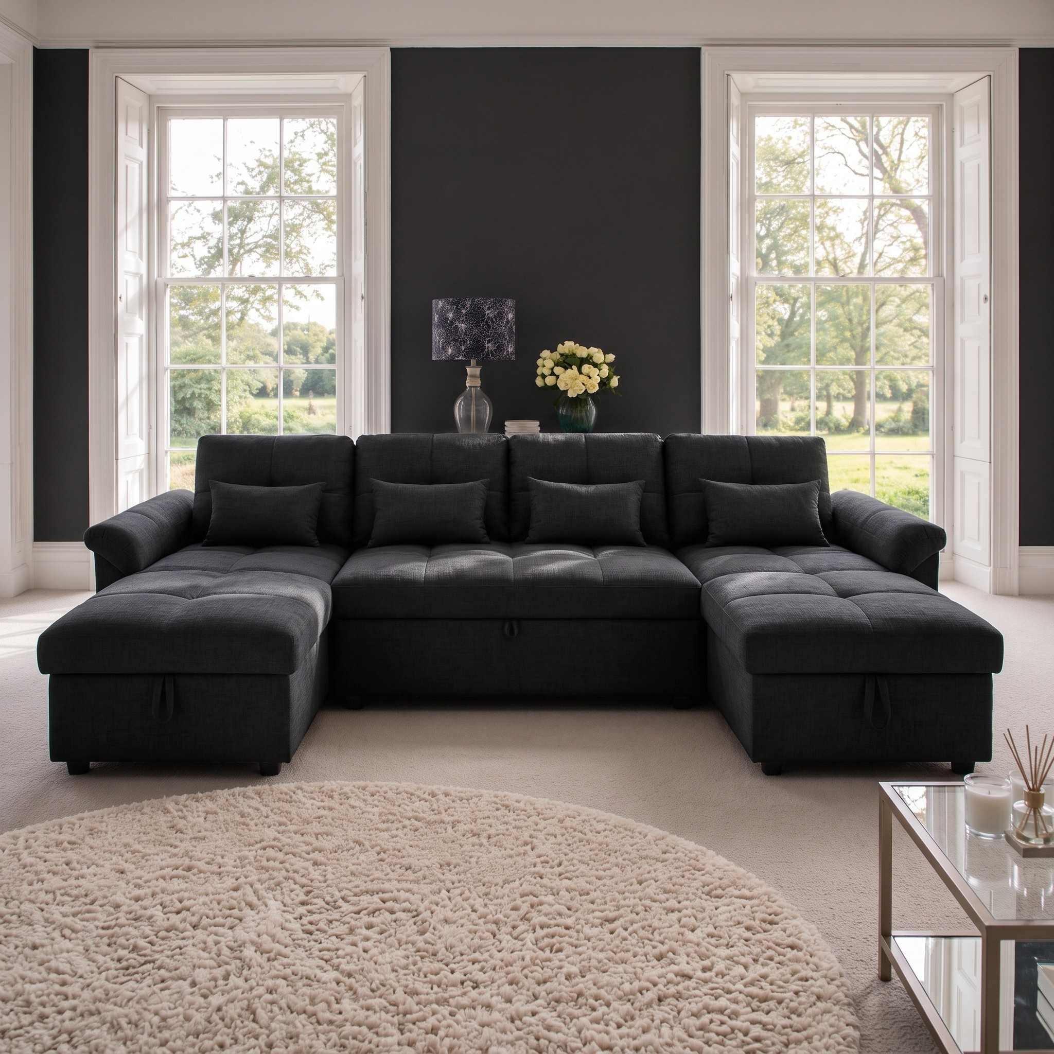 Arlo Sofa Bed Ushape Chaise