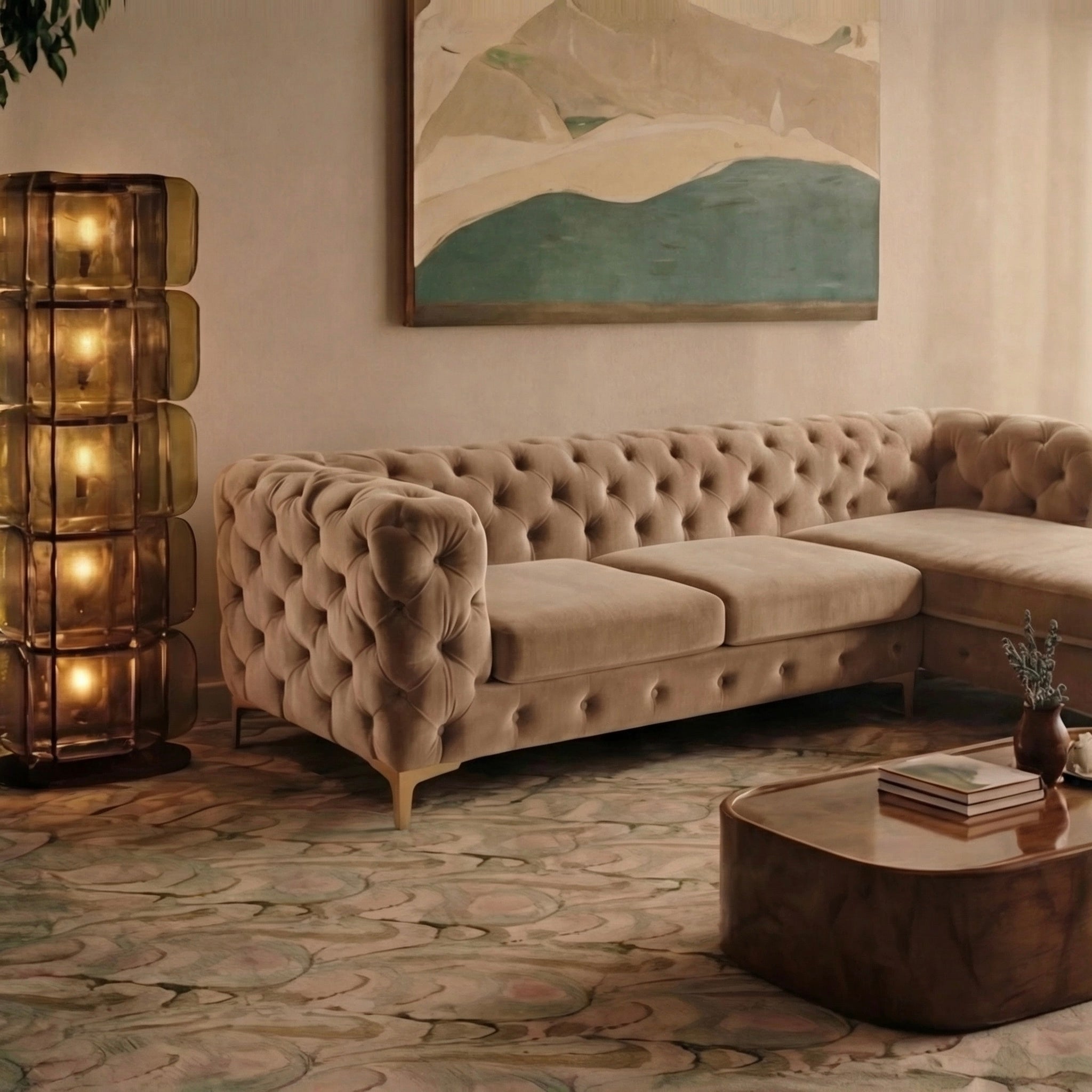 Monaco 3 Seater Chaise Right Hand