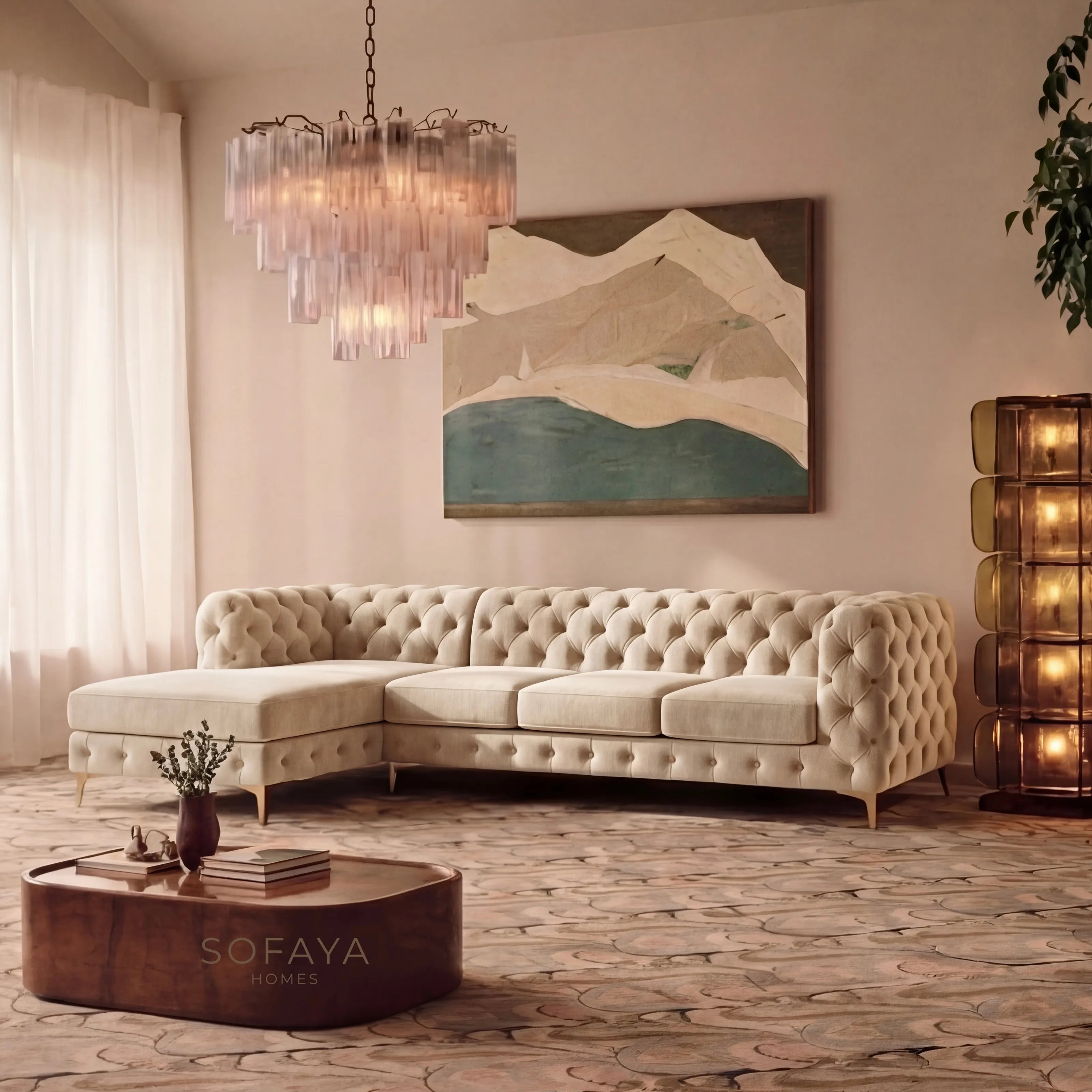 Monaco 4 Seater Chaise Left Hand