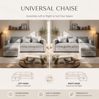 Chelsea Sofa Bed universal Chaise