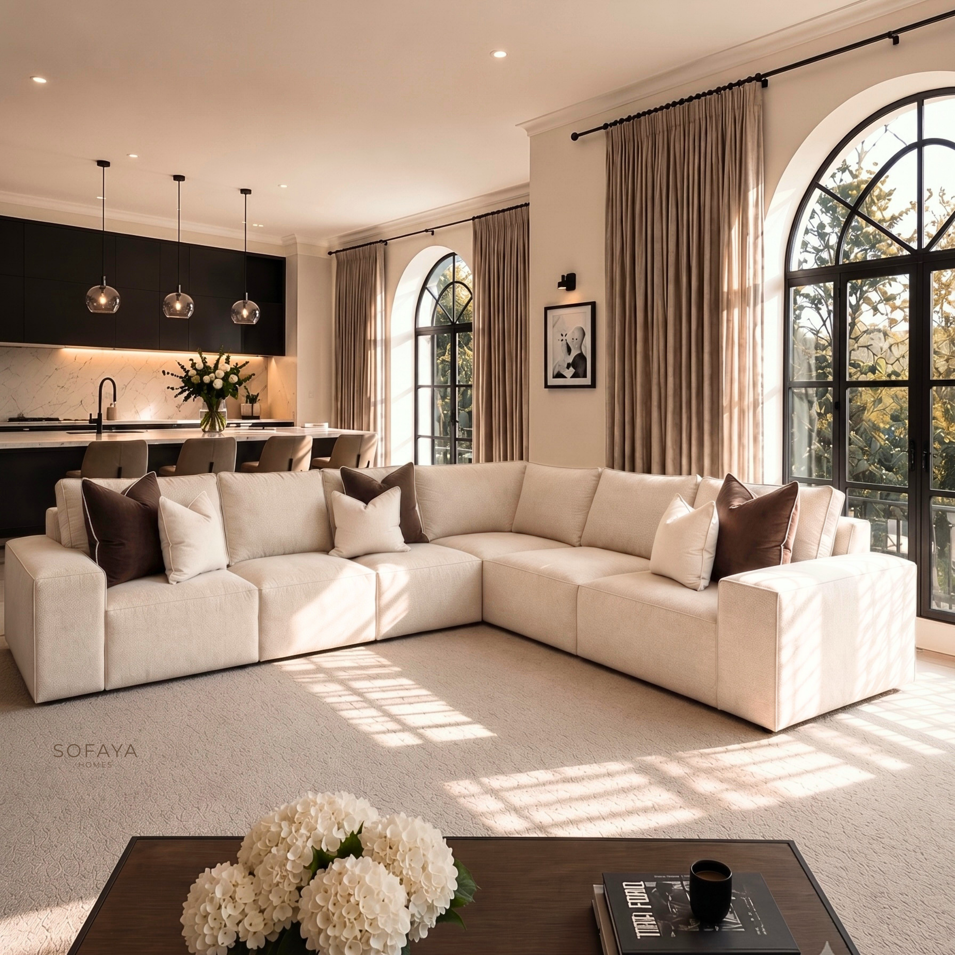 AIRE 6 Seater Corner Sofa Right Hand