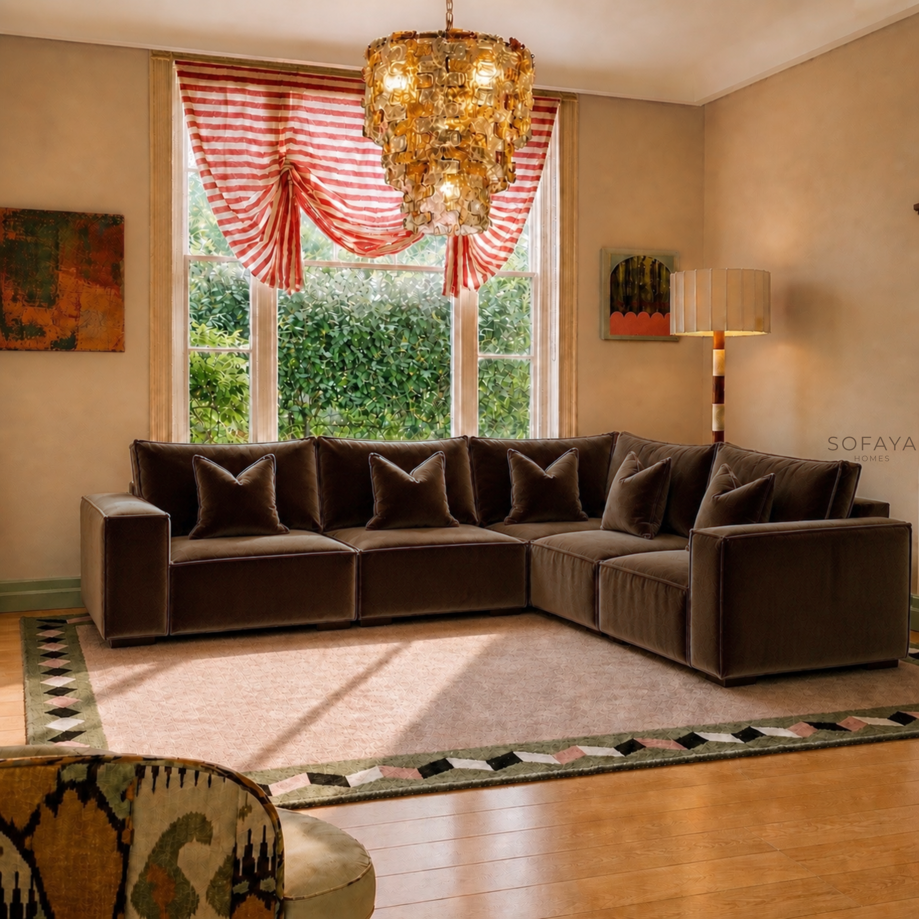 Belgravia 5 seater Corner