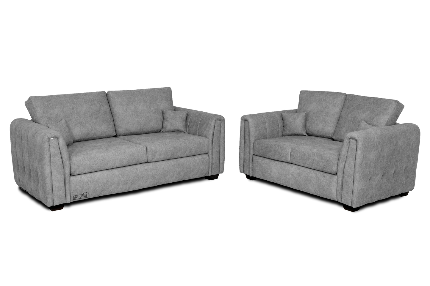 Arianna 3 Seater and 2 Seater in Grey