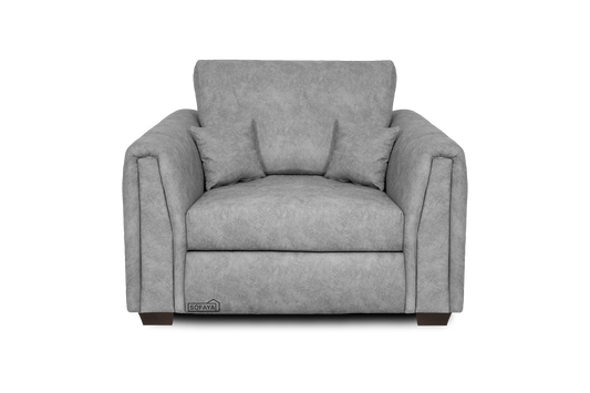 Arianna Armchair in Grey Fabric