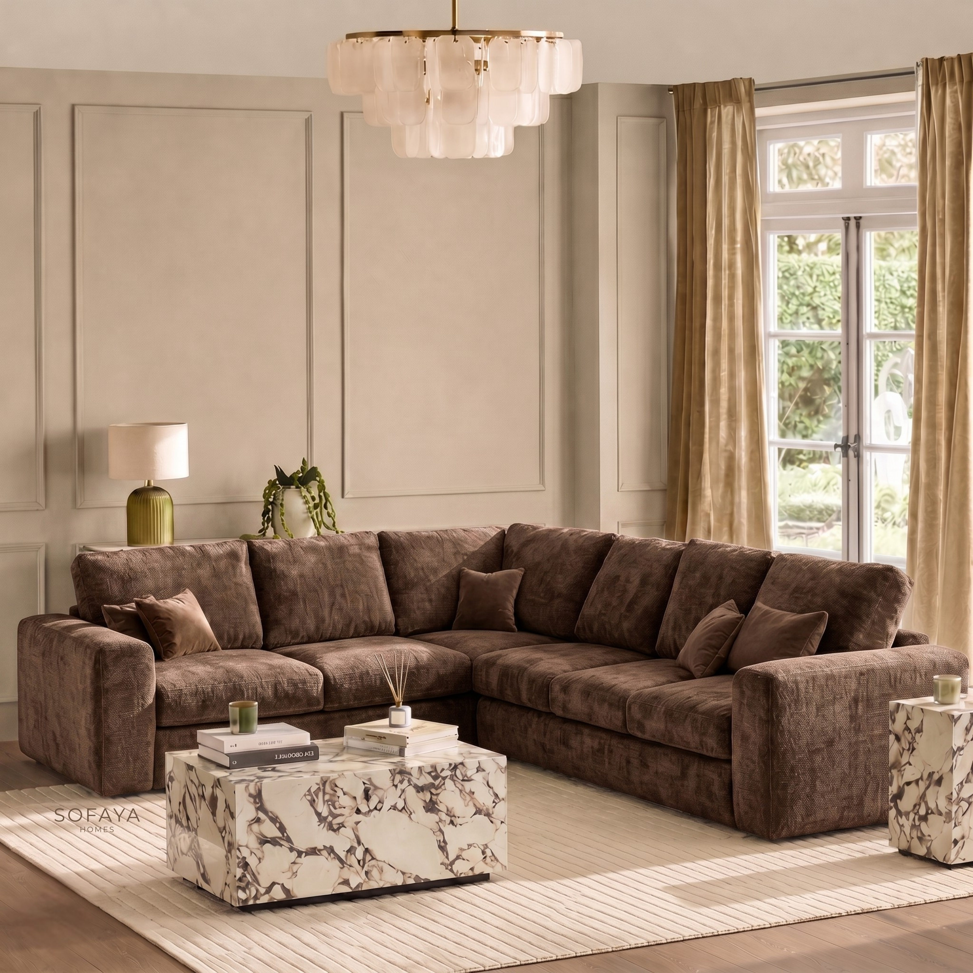 Pandora 6 Seater Corner Left Hand