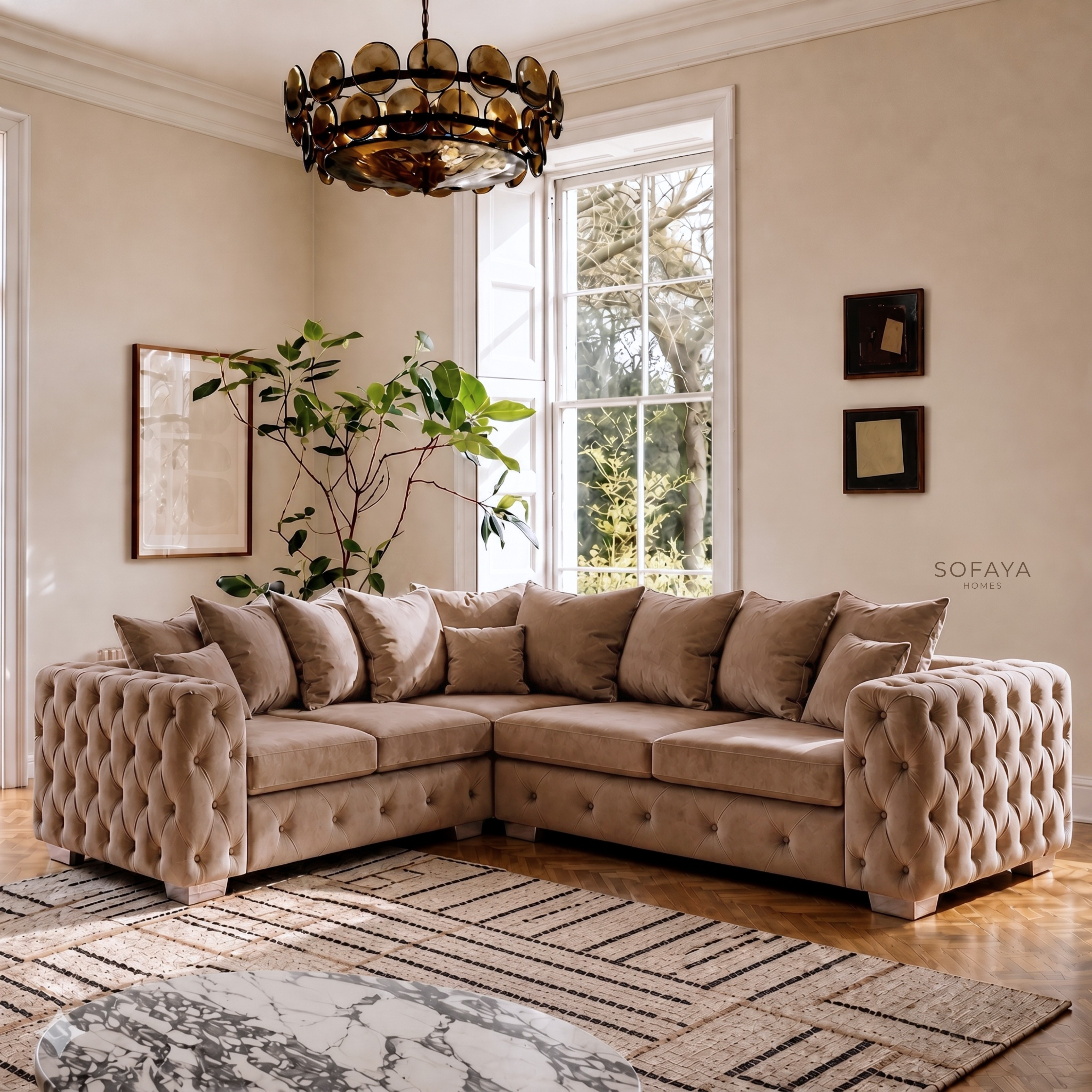 Mayfair 6 Seater Corner Left Hand