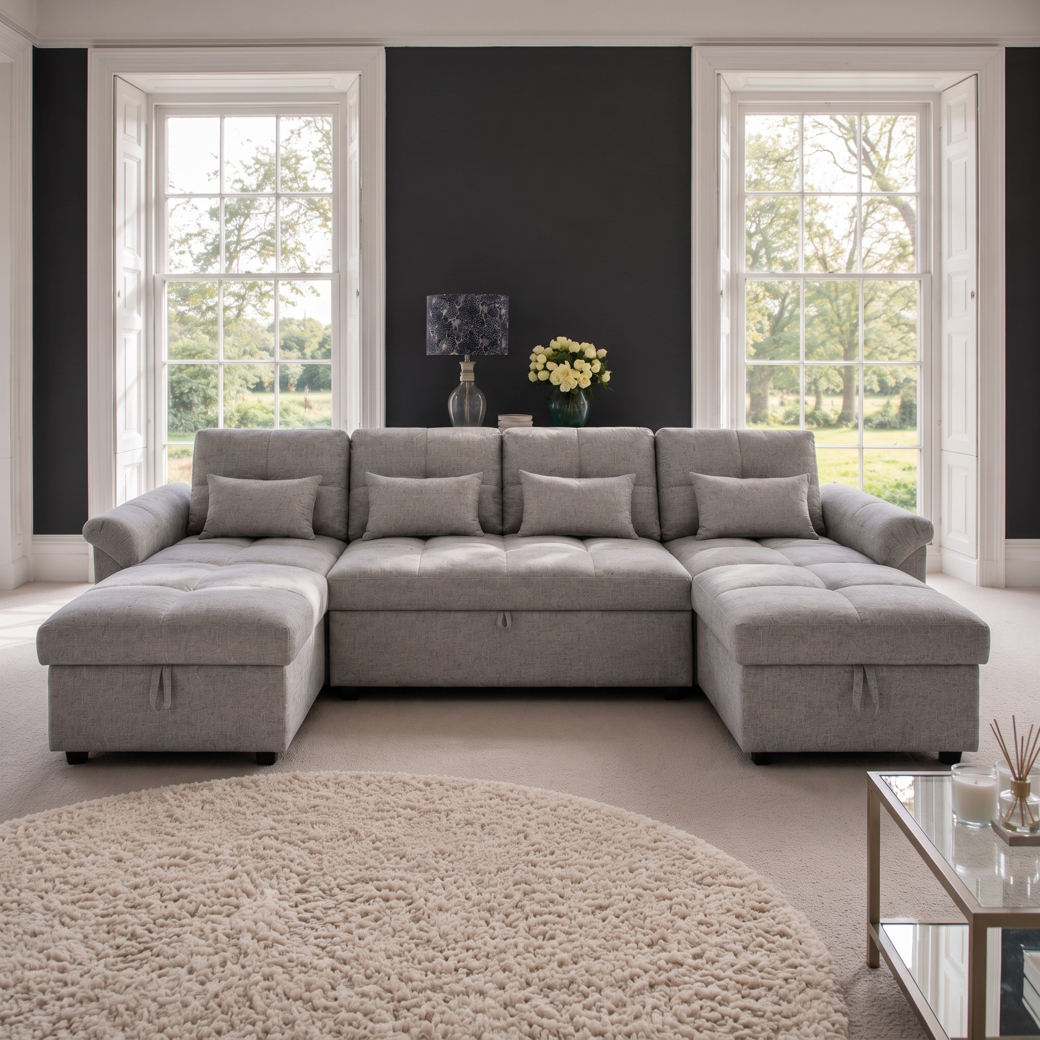 Arlo Sofa Bed Ushape Chaise