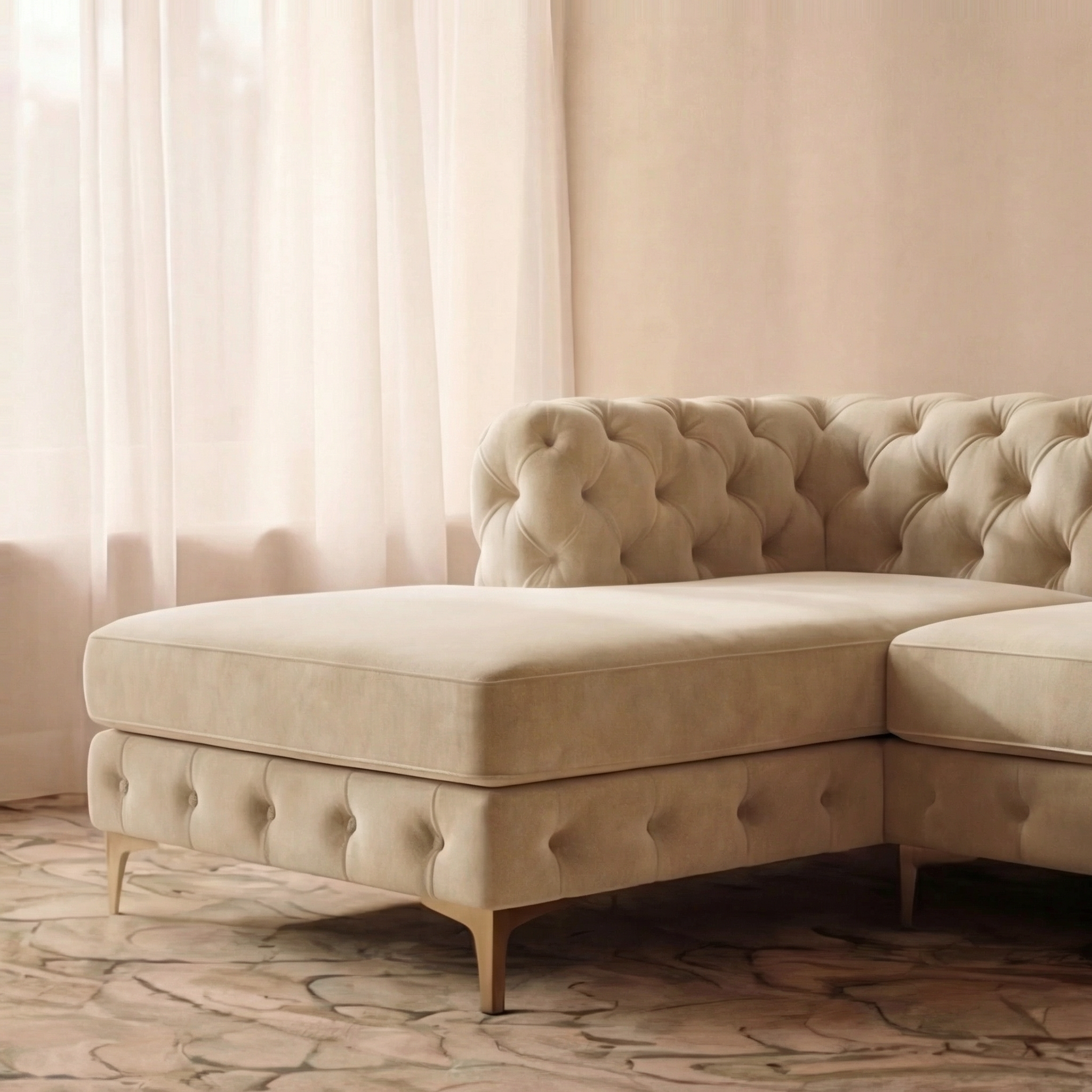 Monaco 4 Seater Chaise Left Hand