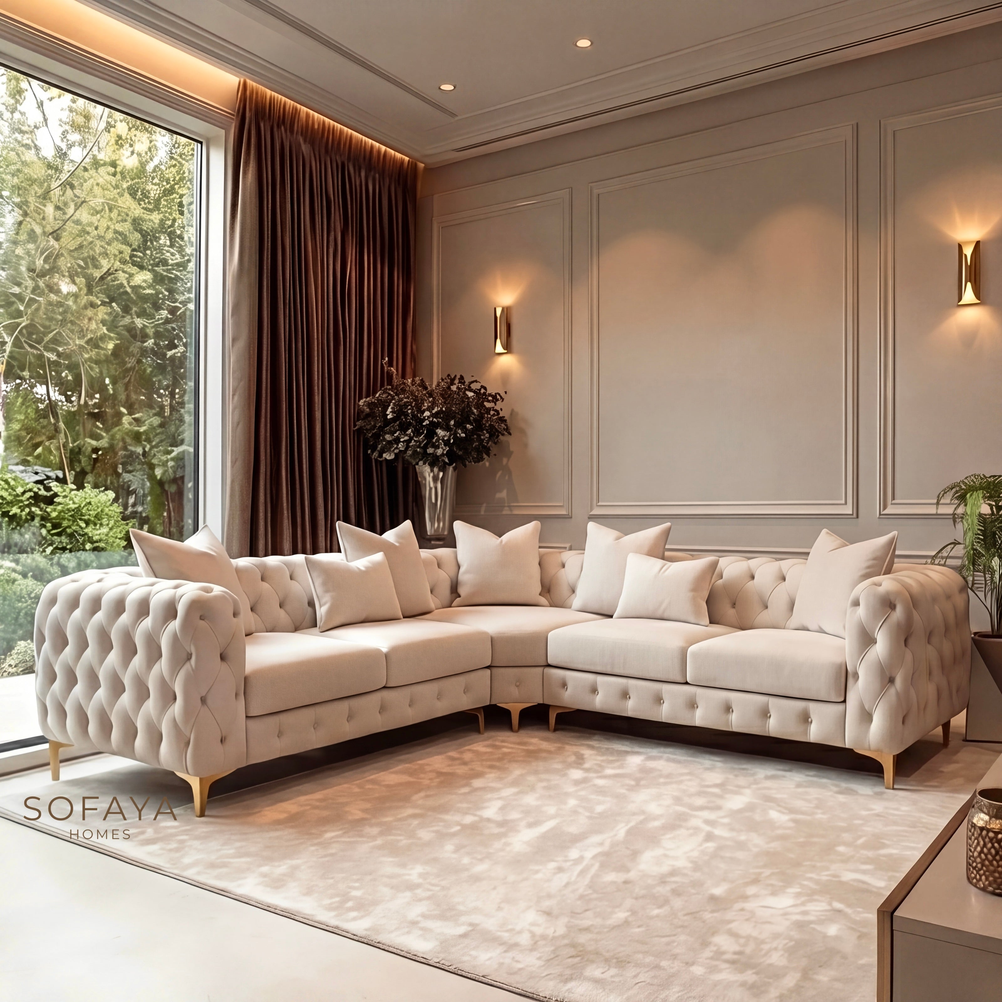 Monaco 5 Seater Corner