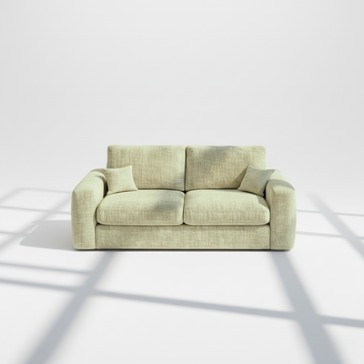Pandora 3 seater sofa in olive chenille
