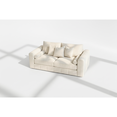 Havana 3 seater sofa in cream velvet