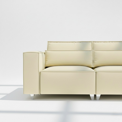 Sloane 3 seater sofa in cream velvet
