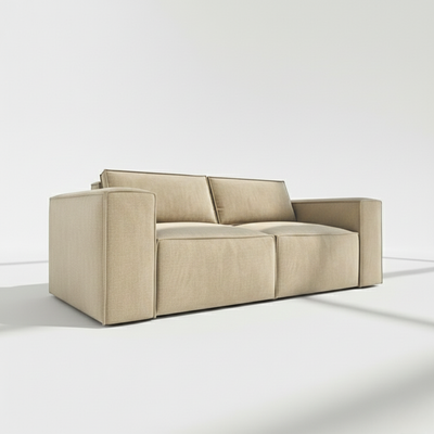 Aire modular 2 seater sofa in beige naples linen