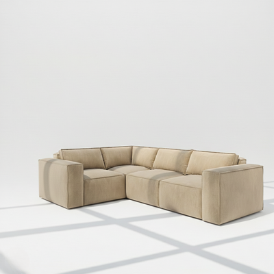 Aire 4 seater corner sofa modular left hand in beige naples