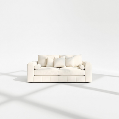 Havana 3 seater sofa in cream velvet